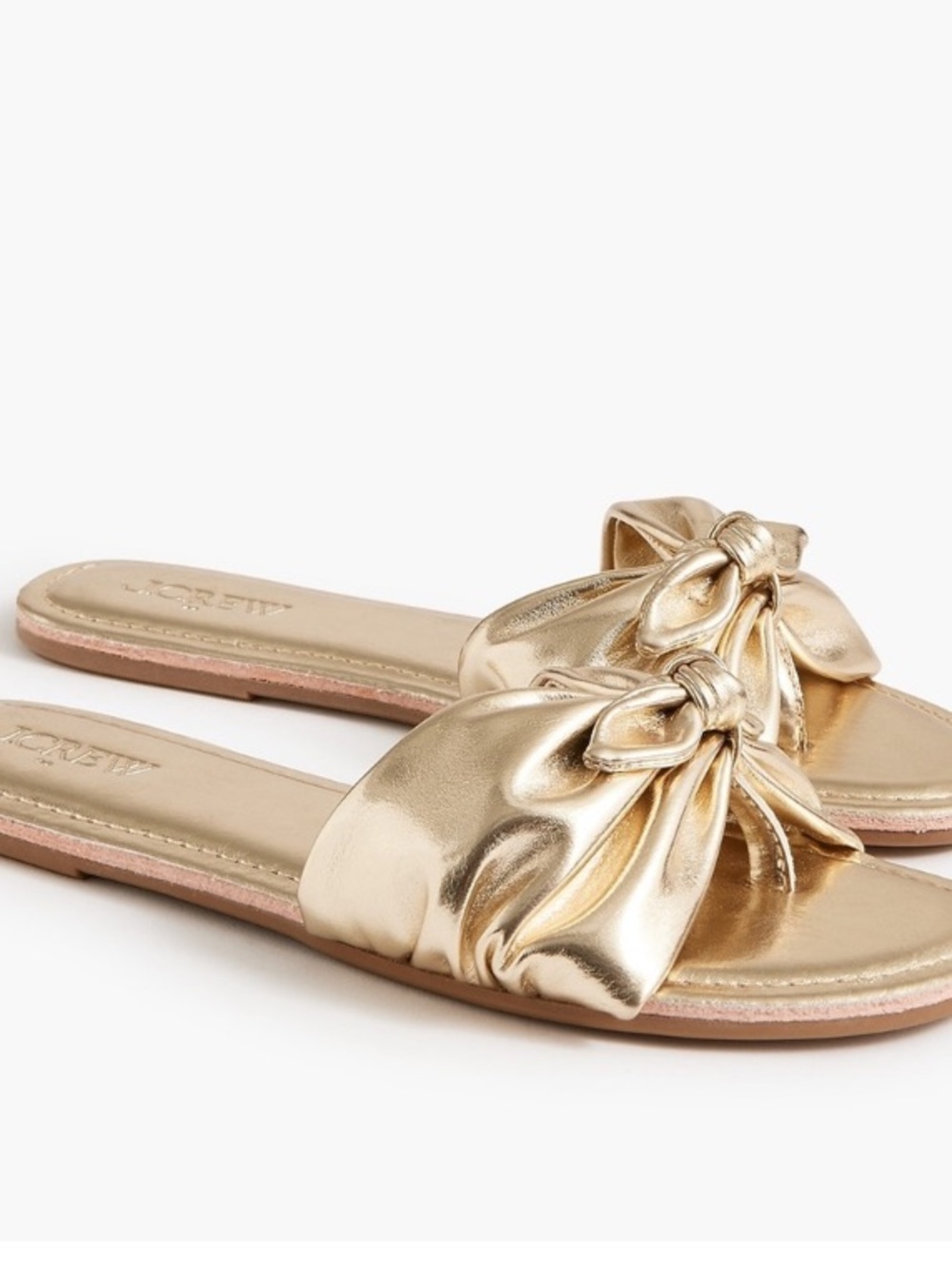 Gold Knot Slide Sandals - Unbranded Women's Flat Slides